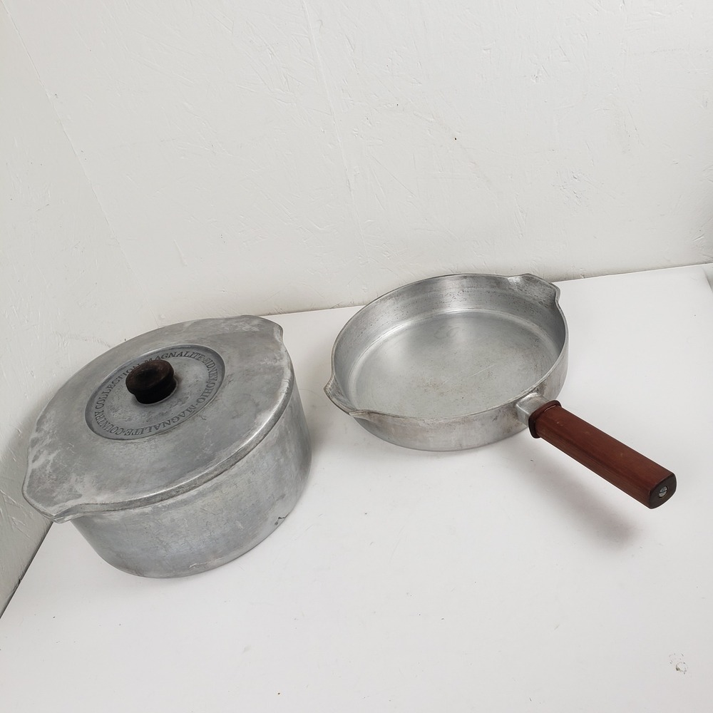 3 Piece Magnalite GHC Country Collection 5qt Dutch Oven & 10in Skillet Set USA